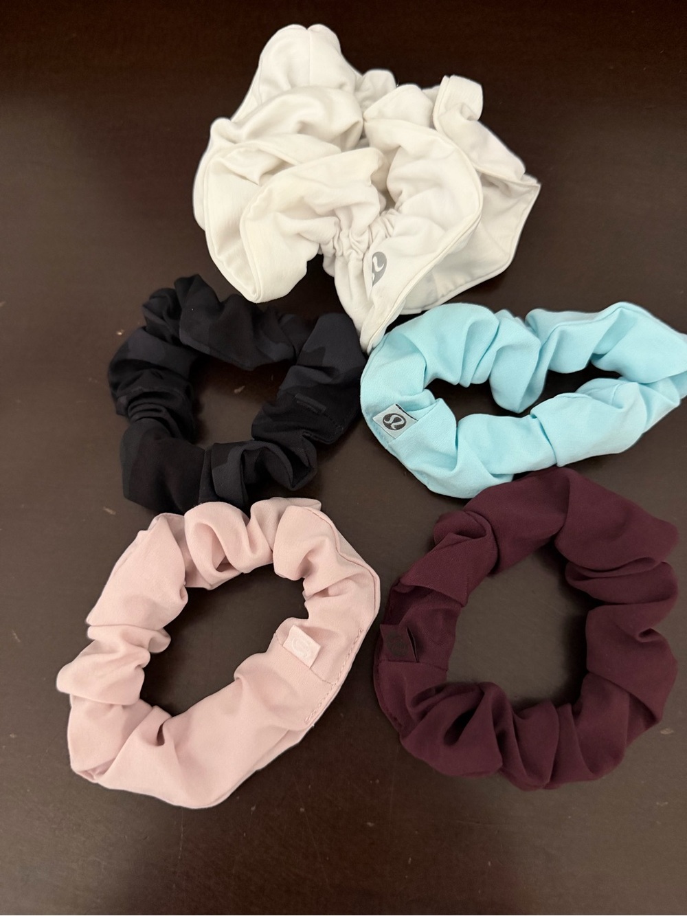 Lululemon Uplifting Scrunchie Lot of 5 VGUC